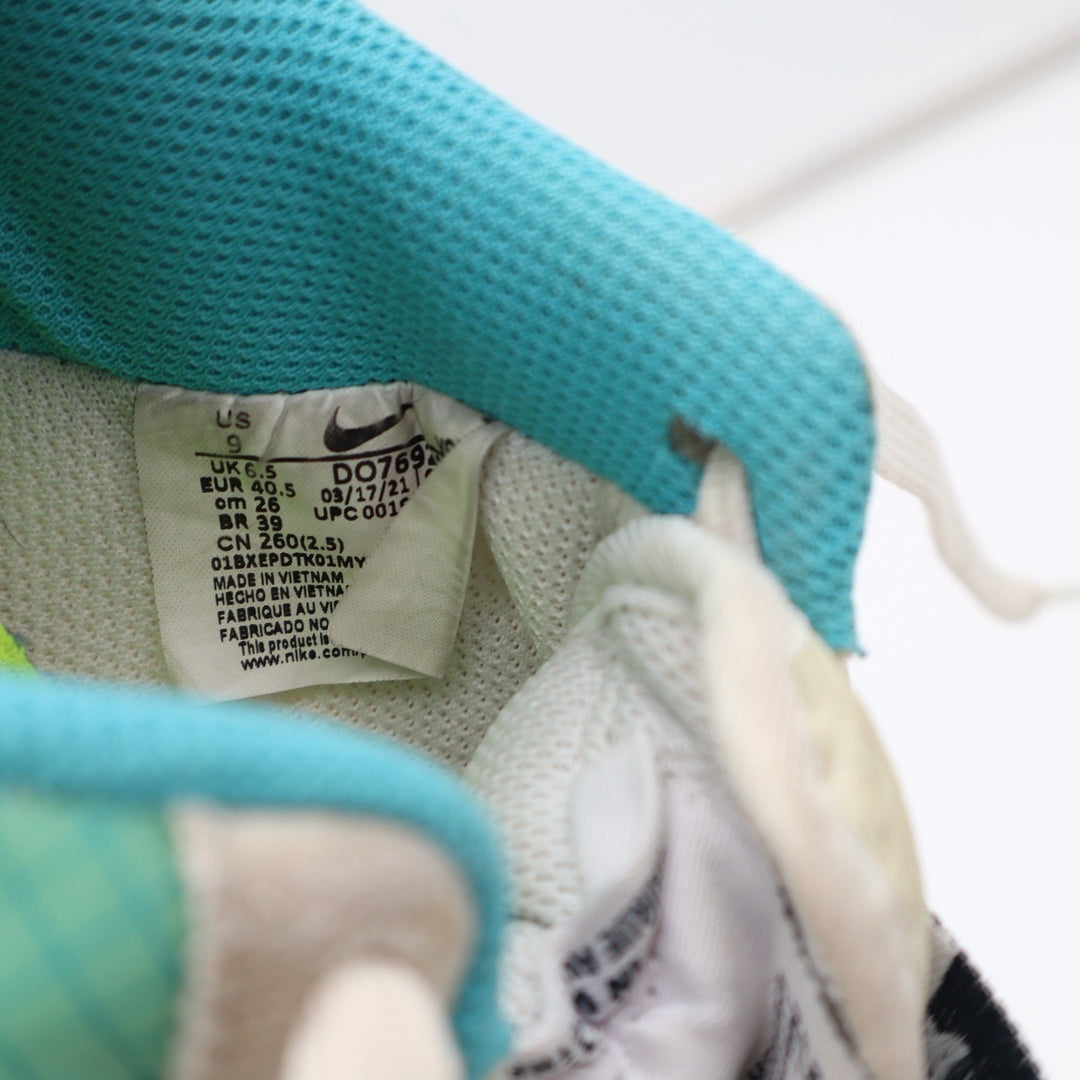 Nike Air Force 1 Crater Coconut Milk Washed Teal Womens Size 9 Sneaker