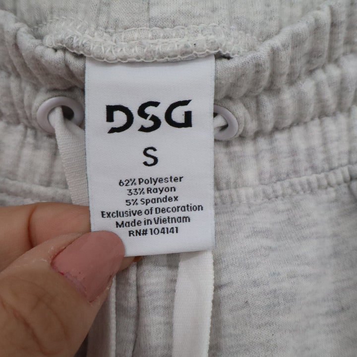 DSG Womens Wide Leg Sweatpants Heather Gray Drawstring Lounge Pants Size S
