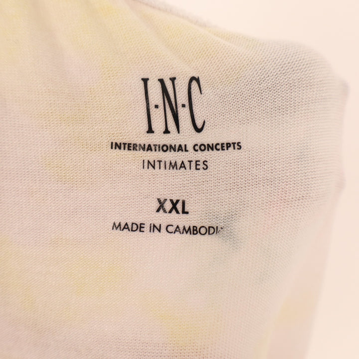 INC International Concepts Intimates Sleep Shorts Womens 2XL Multi Tie Dye Lace
