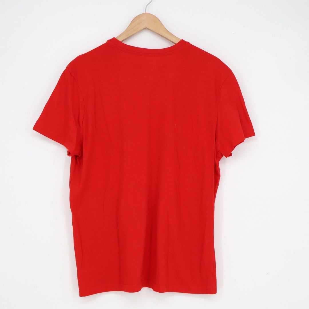 Wondershop Mens Feliz Navidad Christmas Graphic Tee Red Size L Sleepwear Shirt