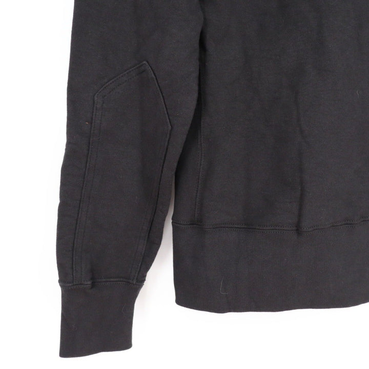 American Giant Womens Black Cotton Full Zip Hoodie Sweatshirt Size L