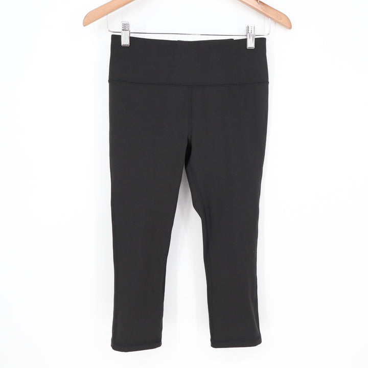 DSG Momentum Capri Womens Small Pure Black High Rise Workout Leggings
