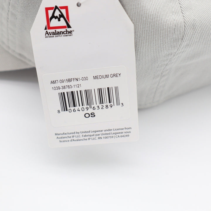Avalanche Outdoor Supply Co Grey Mountain Logo Baseball Cap Hat