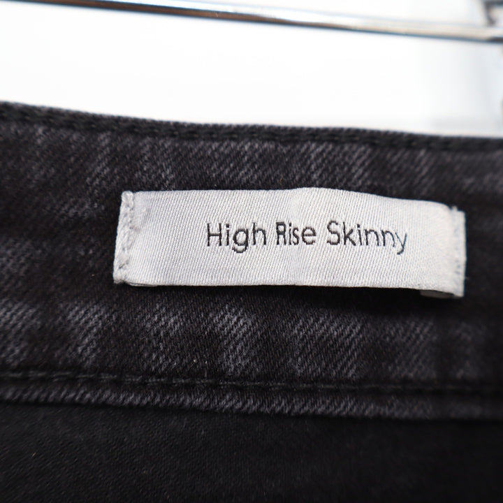 Jessica Simpson Womens High Rise Skinny Jeans Black Denim Size 6/28 Stretch