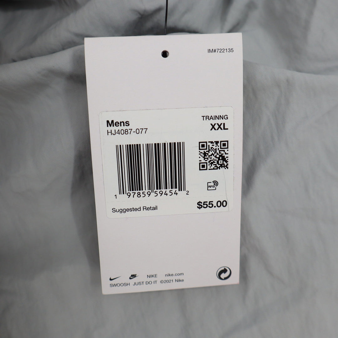 Nike Mens Dri-FIT 5 Inch Training Shorts Grey XXL NEW