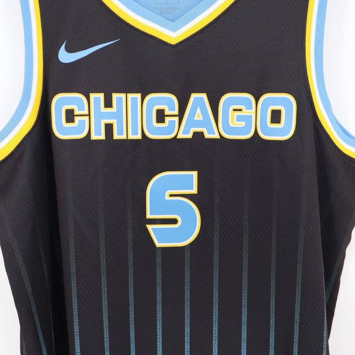Nike Chicago Sky Angel Reese 5 Explorer Edition Jersey Womens L Black