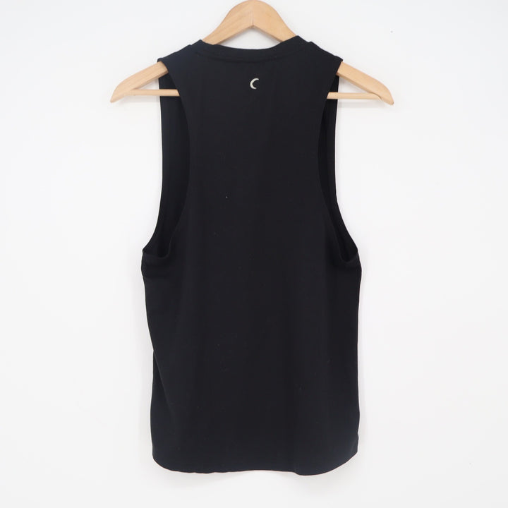 ZYIA Active Muscle Tank Women S Kettlebell Graphic Black Sleeveless Excellent