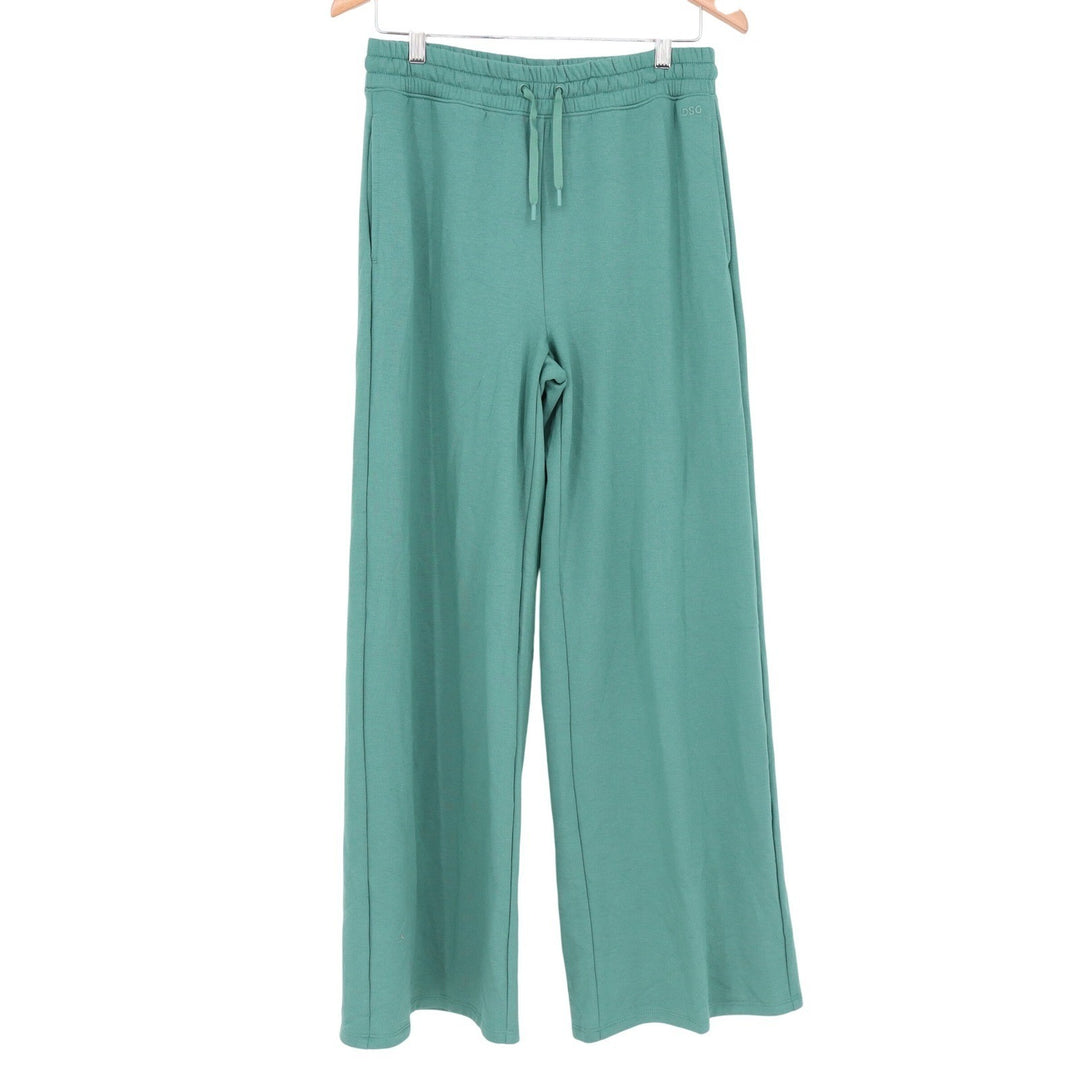 DSG So Soft Wide Leg Sweatpants Teal Green High Rise Lounge Pants Womens S NEW