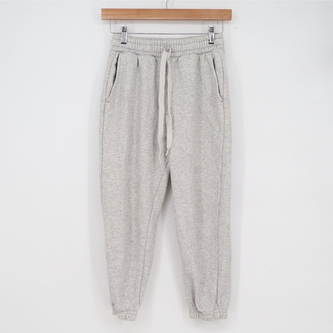 Fabletics Gray Heathered Fleece Joggers Womens XS High Rise