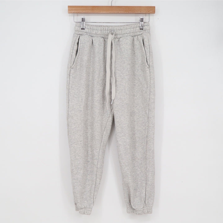 Fabletics Gray Heathered Fleece Joggers Womens XS High Rise