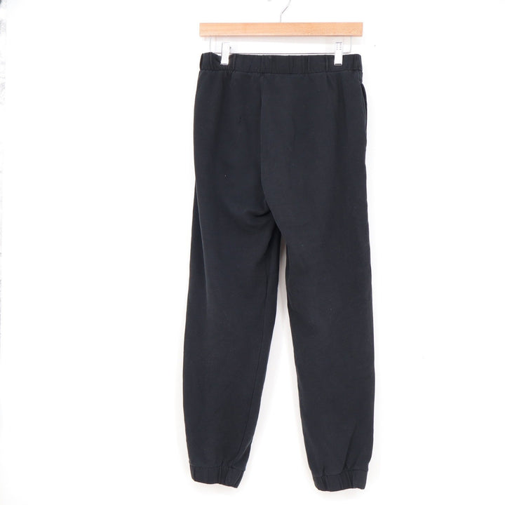 Hollister Womens High Rise Jogger Sweatpants Black Small Embroidered Logo