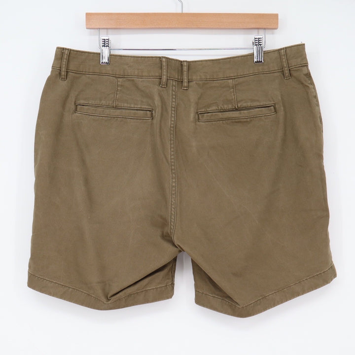 Flint and Tinder Shorts Mens 36 365 Chino Olive Green Stretch Twill Excellent