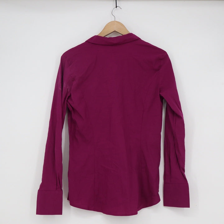 More & More Magenta Cotton Blend Button Down Tailored Shirt Size 36 / US 6