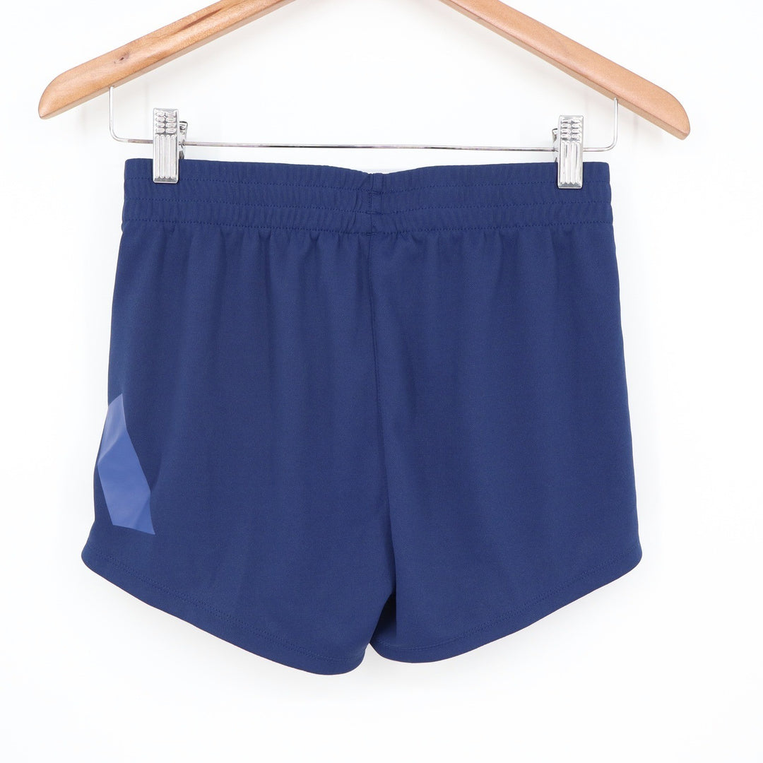 Adidas Kids Dark Blue No Side Seam Knit Athletic Shorts Size M 10/12