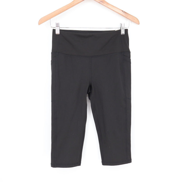 DSG Momentum Crop Leggings Womens Small Pure Black NWT