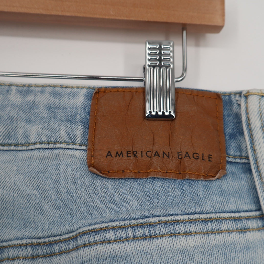 American Eagle Outfitters Jeans Mens 34x34 Blue Cotton Stretch Distressed Skinny