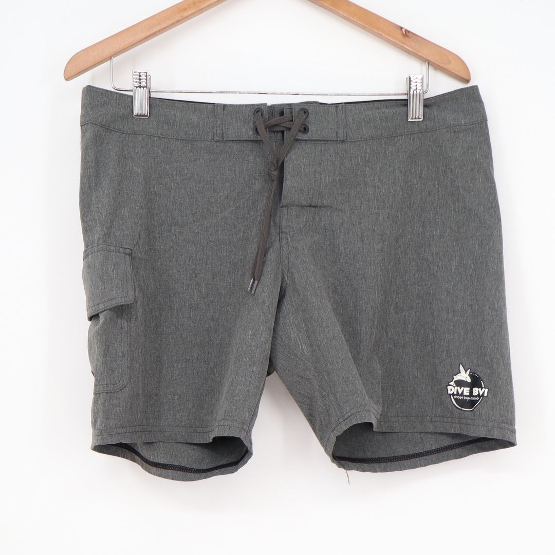 Dive BVI Mens Board Shorts with Bottle Opener British Virgin Islands Size 11