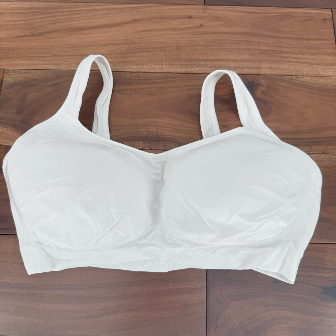 Truekind Daily Comfort Wirefree Shaper Bra White 3XL