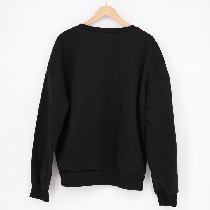 Shein Sweatshirt Womens Large Black Los Angeles California Crew Neck Pullover
