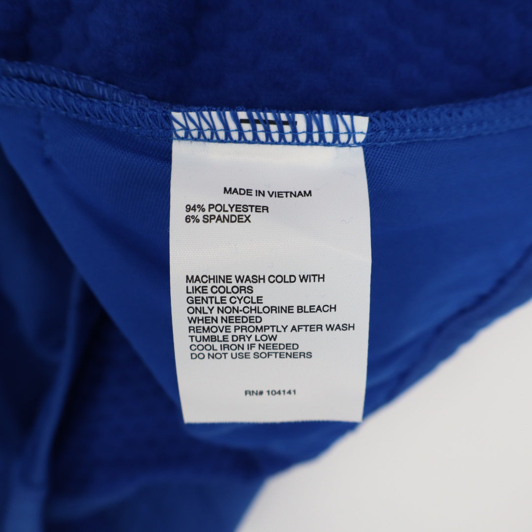 DSG Womens Run Grid 1/4 Zip Pullover Team Royal Blue Small