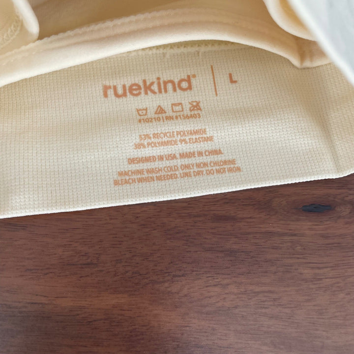 Truekind Everyday Throw on Wireless Bralette Bralette Beige Size L