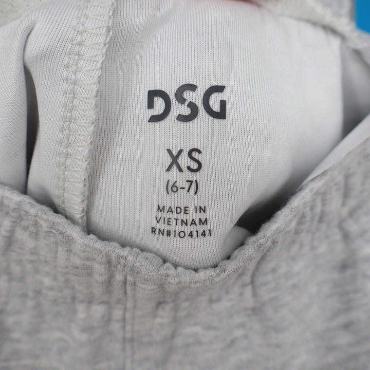 DSG Boys Sport Fleece Jogger Pants Light Heather Grey XS 6-7
