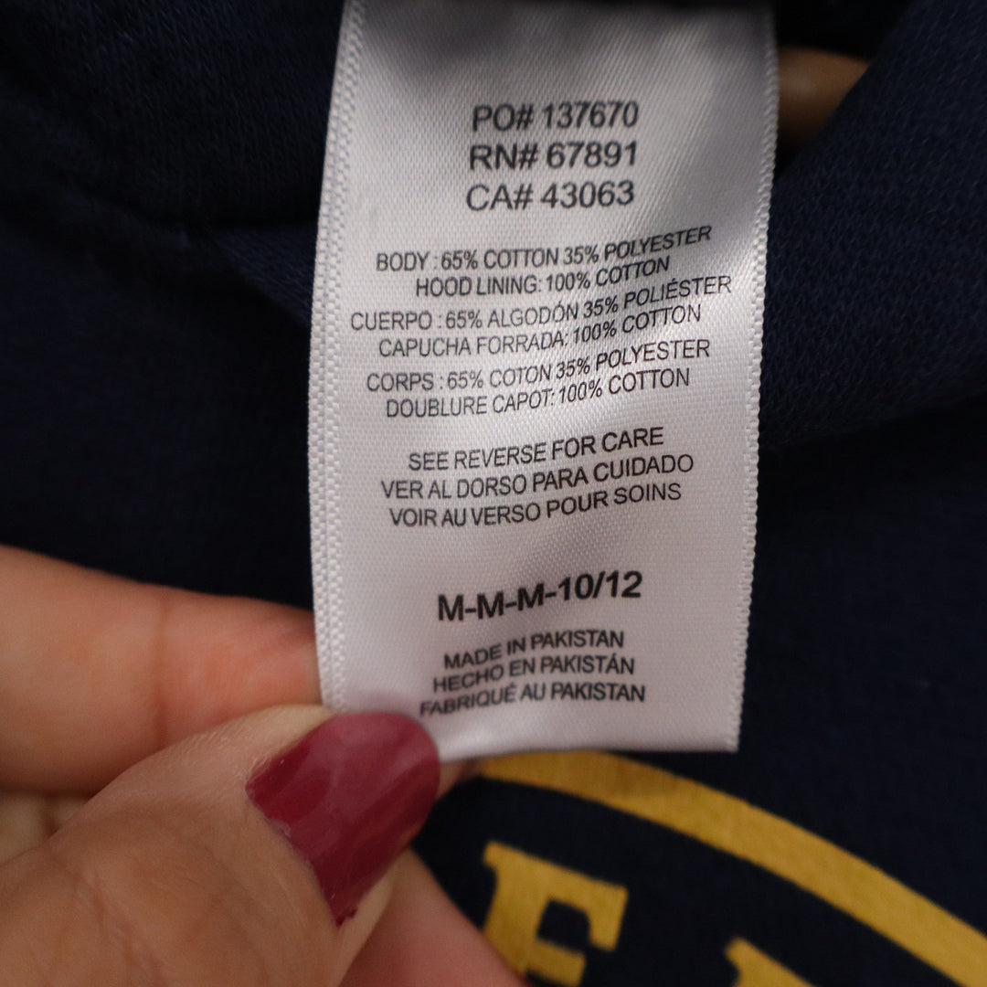 Outerstuff Philadelphia Union MLS Youth Hoodie Navy Blue Size M 10/12 Sweatshirt