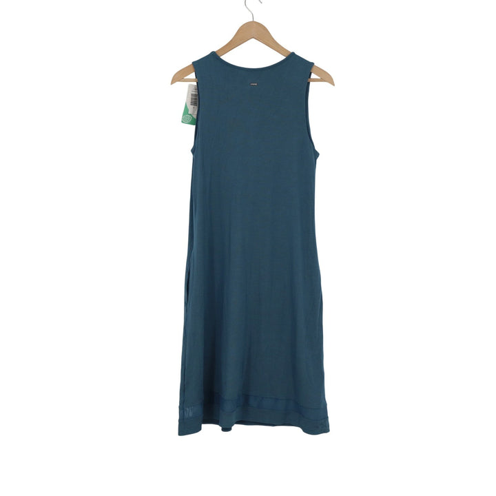 MPG Mondetta Performance Gear Heather Teal Tencel Sleeveless Shift Dress Medium