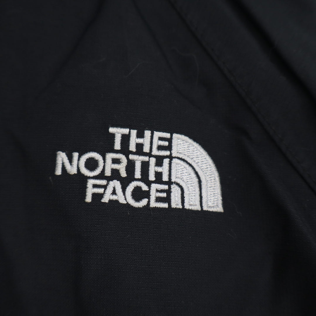 The North Face Jacket Womens Large Black Hooded Windbreaker Outdoor Full Zip