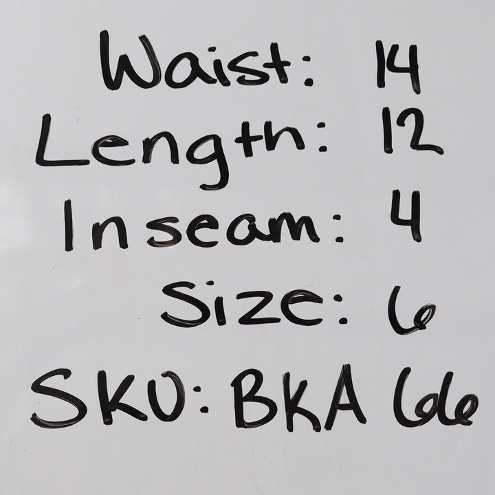 American Eagle Olive Green Super Super Stretch Raw Hem Denim Shorts Size 6