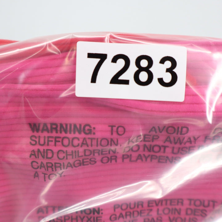 Naked Wardrobe Pink Red Colorblock Ribbed Midi Dress NW-D2400 Womens Medium