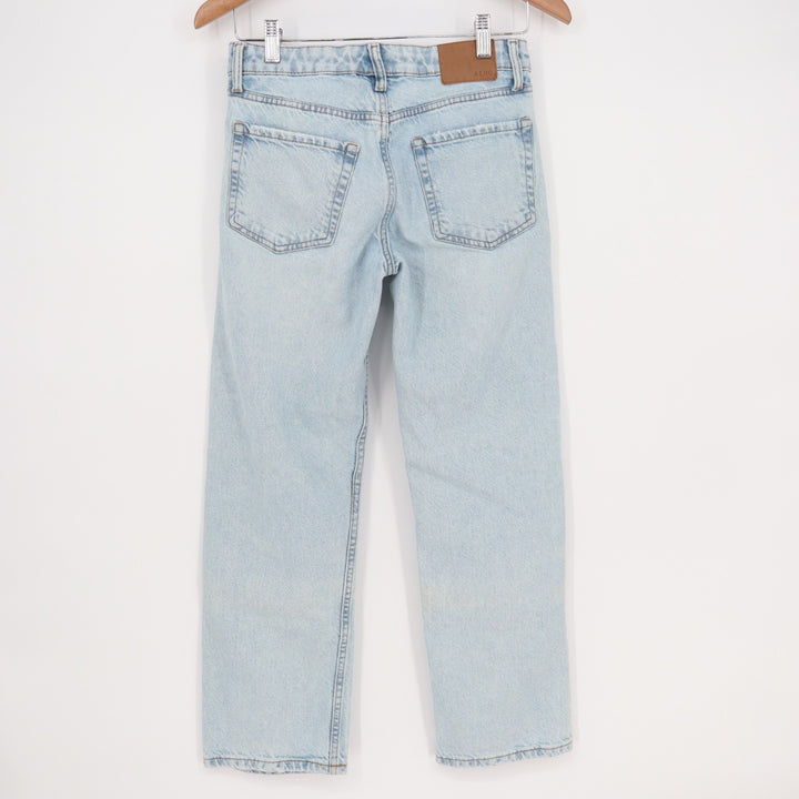 Aeropostale Jeans Womens 0 Short Blue Denim Cotton Pockets Mid-Rise Straight Leg