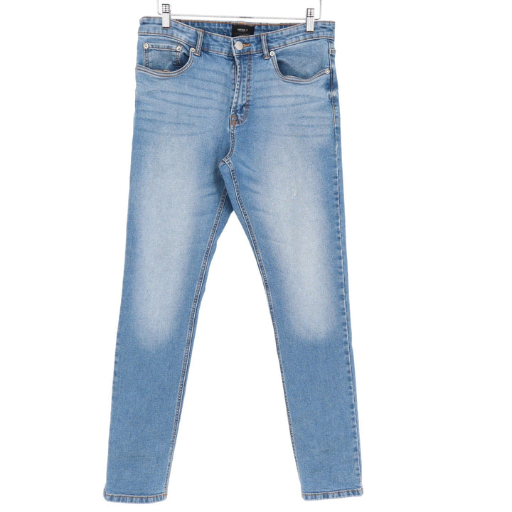 Forever 21 Mens Skinny Jeans Size 33 Medium Wash Blue Denim Pants