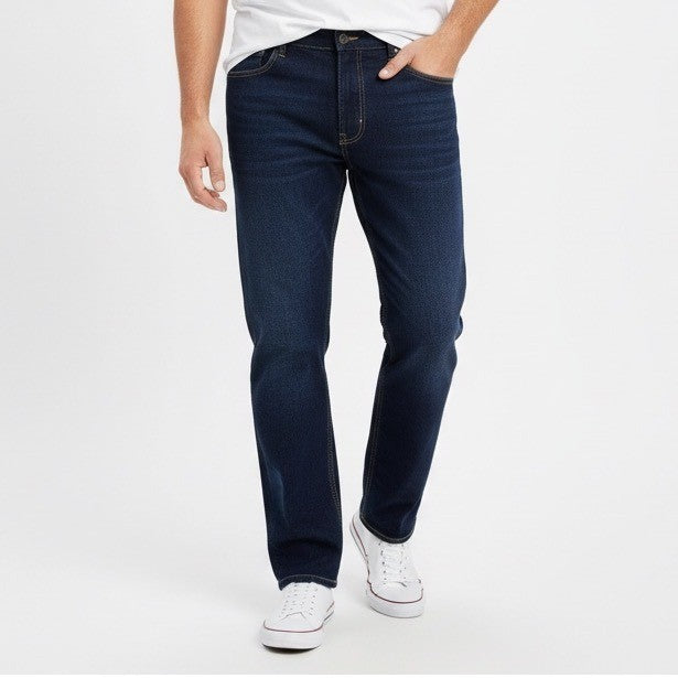 MTailor Dark Wash Straight Leg Jeans Mens Size 44x30 Cotton Spandex