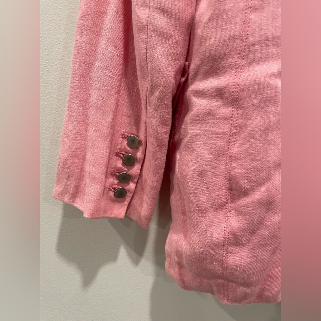 DL1961 Pink Linen Blazer Size M
