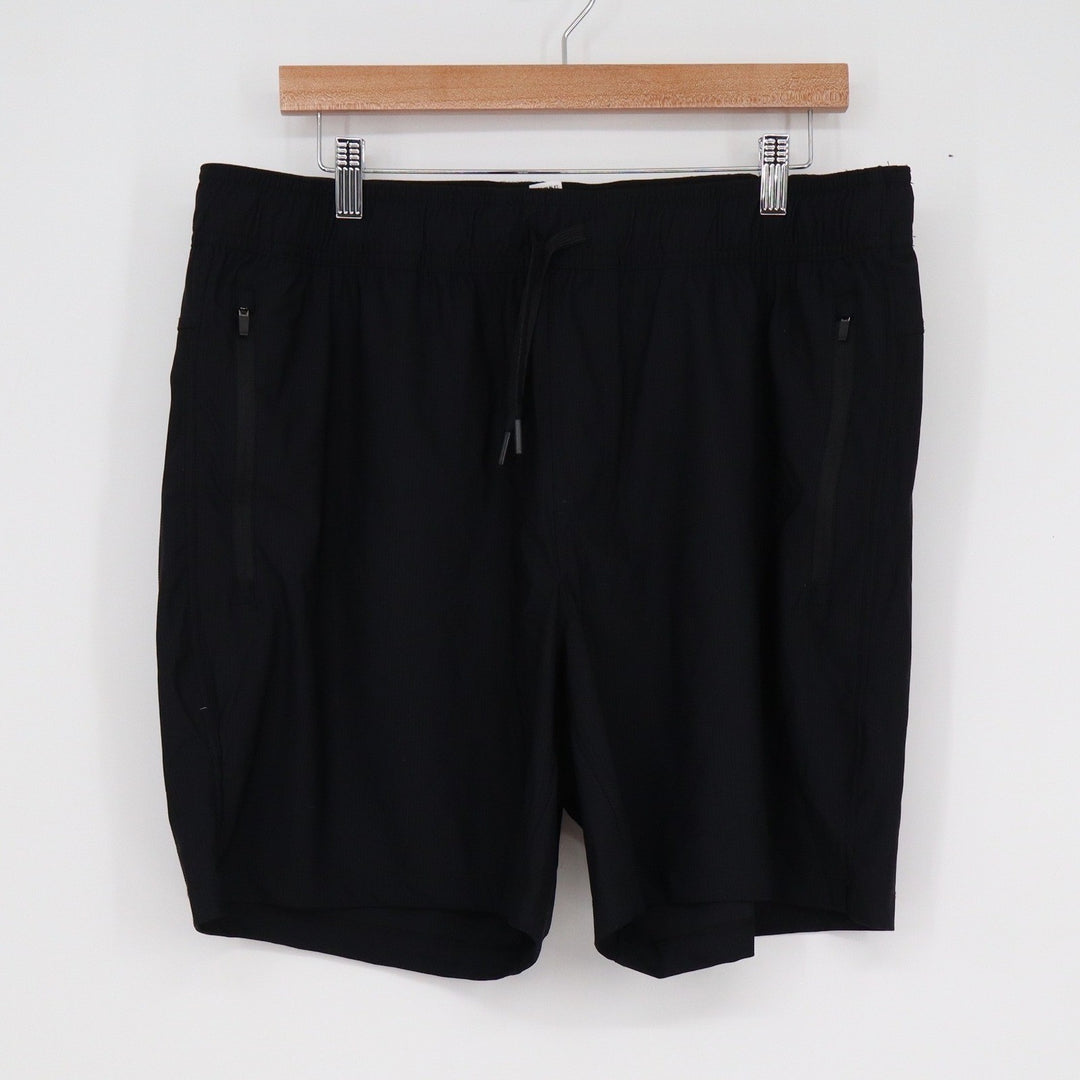 90 Degree by Reflex Mens Waffle Warp Endurance Shorts Black XL