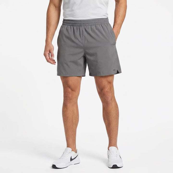 DSG Mens Gray 5 Inch Inseam Lined Running Shorts Size Large Mesh Panels