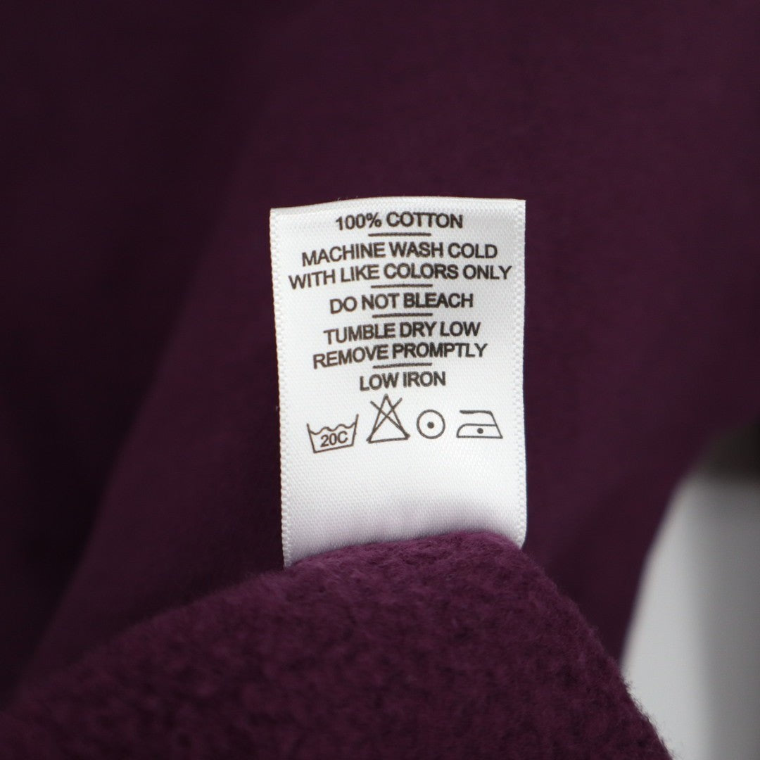 American Giant Midweight Hoodie Womens XS Blackberry Wine Cotton Kangaroo Pocket