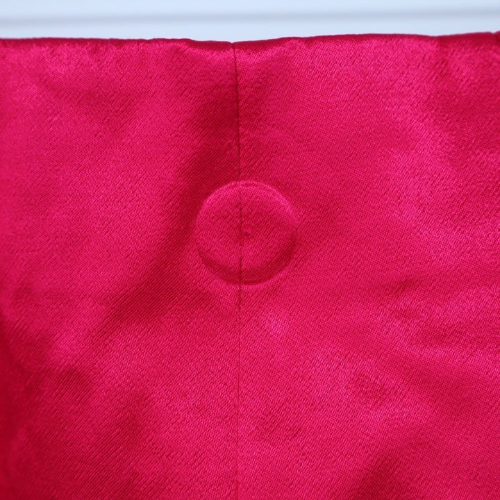 Zara Mini Skirt Women Small Fuchsia Pink Satin High Waisted Back Zip Casual Wear
