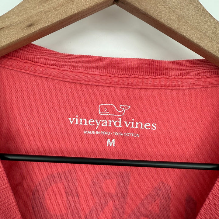 Vineyard Vines By Shep And Ian T Shirt Mens Medium Red American Flag Graphic