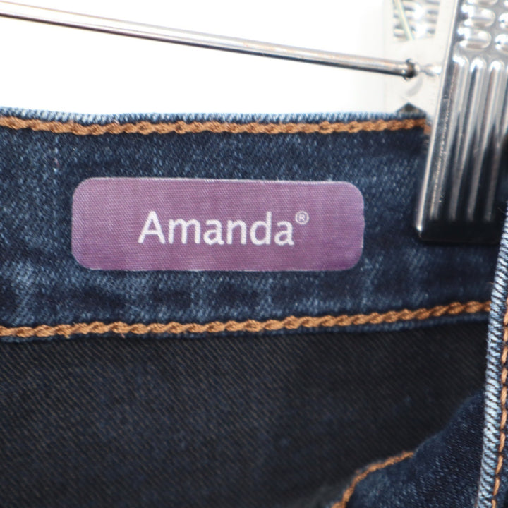 Gloria Vanderbilt Amanda High Rise Tapered Jeans Dark Wash Blue Size 10 Mens