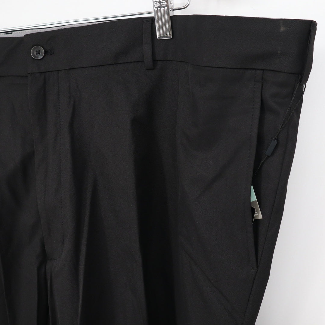 Walter Hagen Mens Big & Tall Golf Shorts Black 48 Moisture Wicking