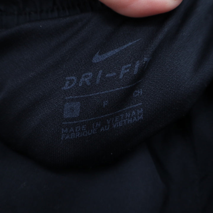 Nike Dri-FIT Tempo Running Shorts Black White Womens Small Athletic Gym