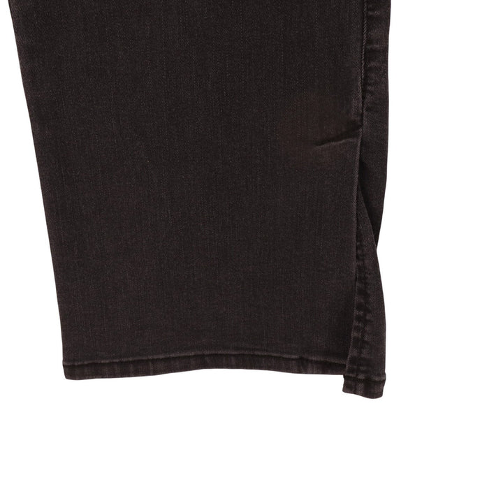 Time and Tru Bootcut Jeans Womens 10 Black Denim Cotton Stretch Mid Rise Travel