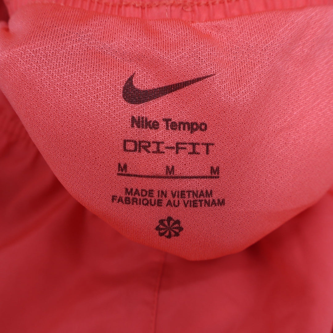 Nike Tempo Womens Dri-FIT Running Shorts Coral Orange Size M