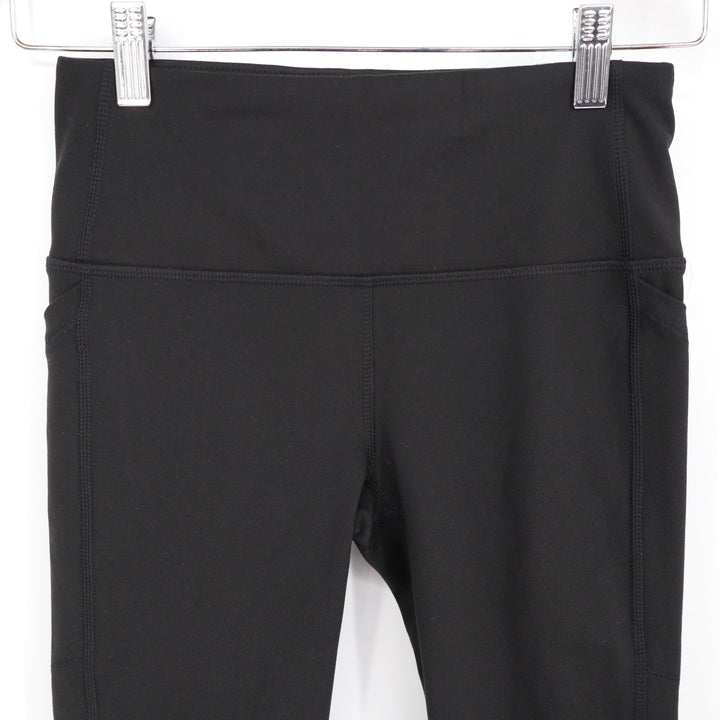 DSG Womens Momentum Crop High Rise Leggings Pure Black XS