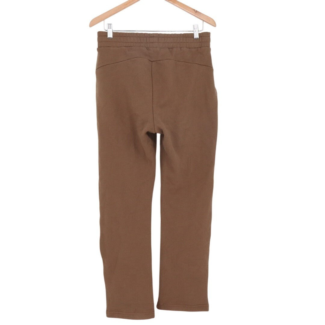 American Giant Sweatpants Mens Small Brown Slash Pockets Elastic Waist Straight