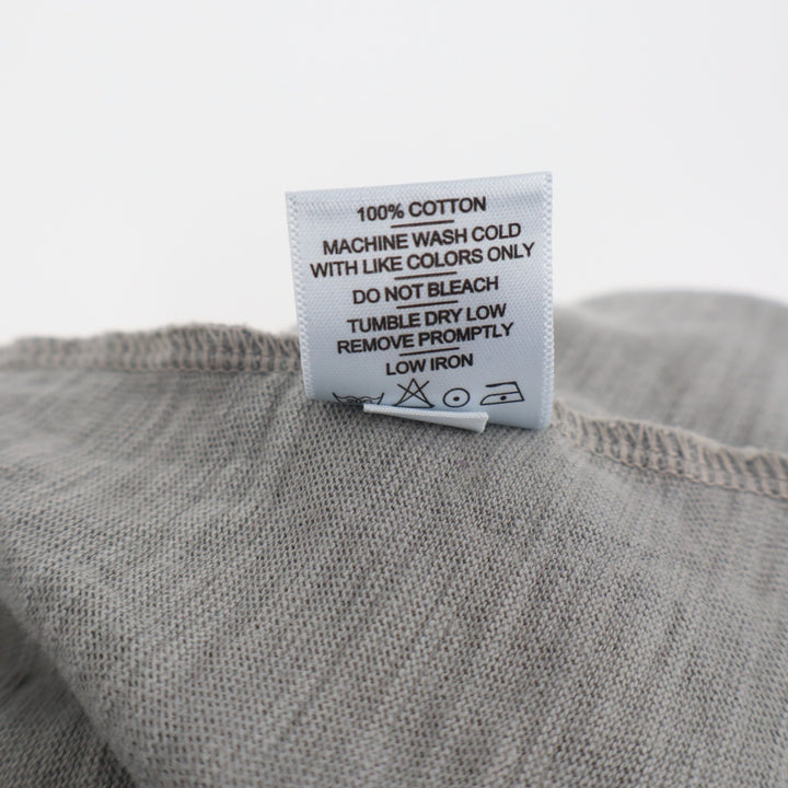 American Giant Classic T-Shirt Womens XS Ghost Grey Cotton V-neck Short Sleeve