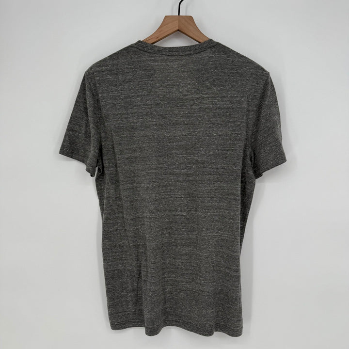AG Adriano Goldschmied Mens T Shirt Gray Graphic Print Short Sleeve Size M