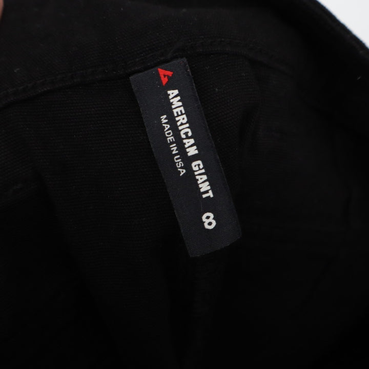 American Giant Chino Pants Womens 8 Black Cotton Stretch Slash Pockets Outdoor